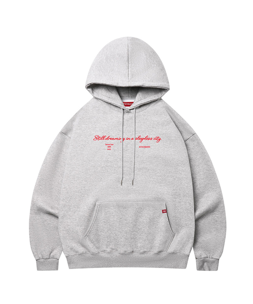 KITSCH&KISS(キッチアンドキス)の「レッドスペル オーバーサイズフーディ (SOHKNK-105)(パーカー・レディース・ブラック/グレー・FREE)」の2枚目の写真
