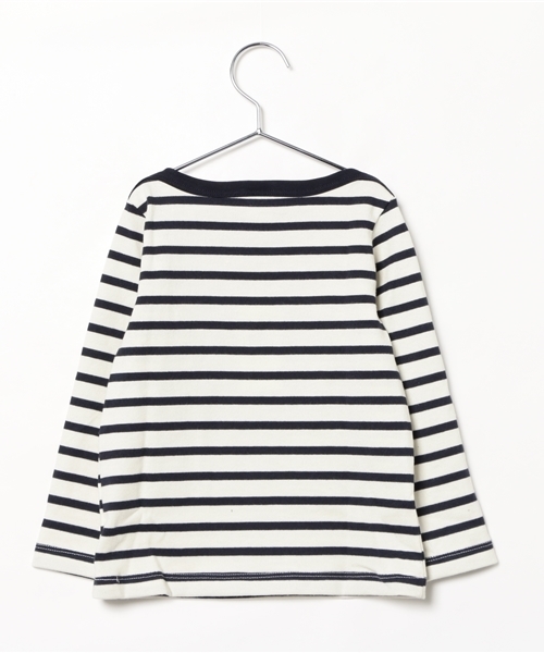 PETIT BATEAU(プチバトー)の「マリニエールプルオーバー(Tシャツ/カットソー・キッズ・ホワイト×ネイビー・3YEAR/5YEAR/4YEAR)」の2枚目の写真