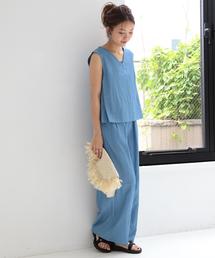 Another Edition | 【予約】【WEB店舗限定】デニムコンビサロペット/aeBC DNM COMBI サロペット(サロペット/オーバーオール)