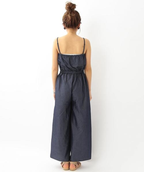 Another Edition（アナザーエディション）の「【WEB店舗限定】デニムコンビサロペット/aeBC DNM COMBI サロペット◆（サロペット/オーバーオール・レディース・ライトブルー/コバルトブルー・MEDIUM/SMALL）」の17枚目の写真