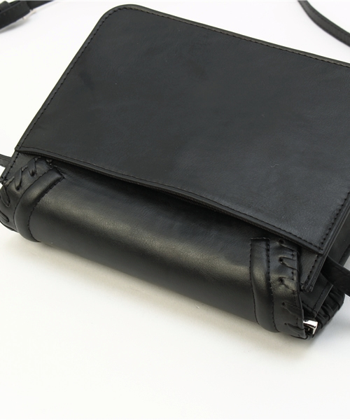 MOUSSY（マウジー）の「STITCH SMALL BAG（ショルダーバッグ・レディース・ベージュ/ライトブルー/ブラック・FREE）」の6枚目の写真