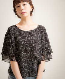 Banner Barrett | ドットフレアブラウス(シャツ/ブラウス)