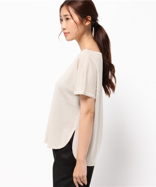 22 OCTOBRE（ヴァンドゥ－オクトーブル）の「ファインドルマン（ニット/セーター・レディース・ベージュ/ブルー/ボルドー・2）」の5枚目の写真