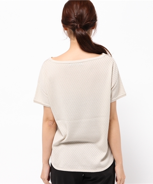 22 OCTOBRE（ヴァンドゥ－オクトーブル）の「ファインドルマン（ニット/セーター・レディース・ベージュ/ブルー/ボルドー・2）」の6枚目の写真