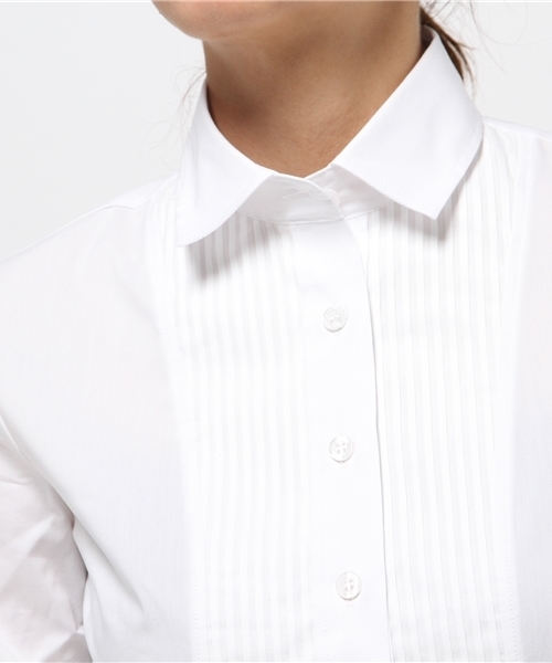 NARACAMICIE（ナラカミーチェ）の「ピエゴリーネ長袖シャツ（シャツ/ブラウス・レディース・ホワイト・MEDIUM/SMALL/LARGE）」の5枚目の写真