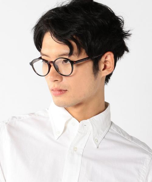 coen（コーエン）の「オーバルクリアレンズメガネ（メガネ・メンズ・ブラック/ブラウン・フリー）」の10枚目の写真