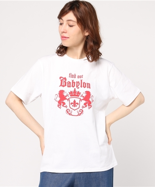 WEGO(ウィゴー)の「DISPARK/エンブレムビッグシルエットカットソー(Tシャツ/カットソー・レディース・レッド/ホワイト/イエロー・FREE)」の15枚目の写真