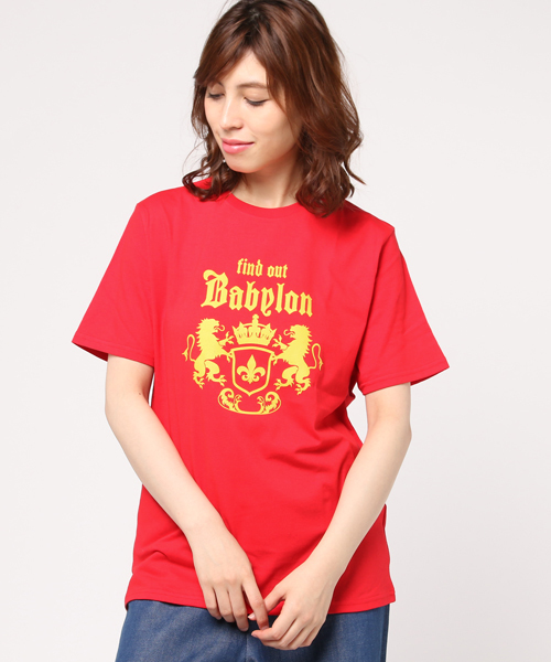 WEGO(ウィゴー)の「DISPARK/エンブレムビッグシルエットカットソー(Tシャツ/カットソー・レディース・レッド/ホワイト/イエロー・FREE)」の16枚目の写真