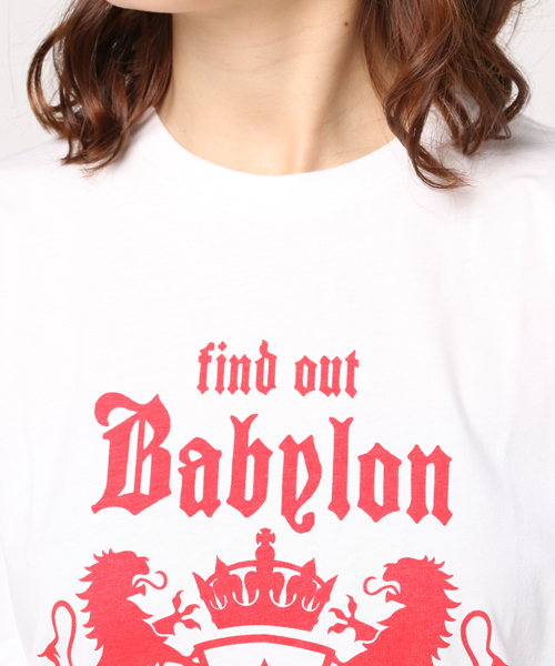 WEGO(ウィゴー)の「DISPARK/エンブレムビッグシルエットカットソー(Tシャツ/カットソー・レディース・レッド/ホワイト/イエロー・FREE)」の7枚目の写真