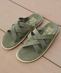 ISLAND SLIPPER | 《Begin 5月号 掲載》ISLAND SLIPPER(アイランド・スリッパ): SHIPS別注 スエード ダブルクロスストラップ/サンダル■(サンダル)