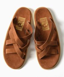  SLIPPER × BEAMS 別注 スエード クロス サンダル ISLAND SLIPPER（アイランドスリッパ）の「《Begin 5月号 掲載