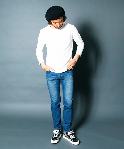 Magine(マージン)の「NO.35 SLIM VINTAGE WASH INDIGO DENIM:NO35.スリムヴィンテージウォッシュ インディゴデニム(デニムパンツ・メンズ・インディゴブルー・48/46/44)」の11枚目の写真