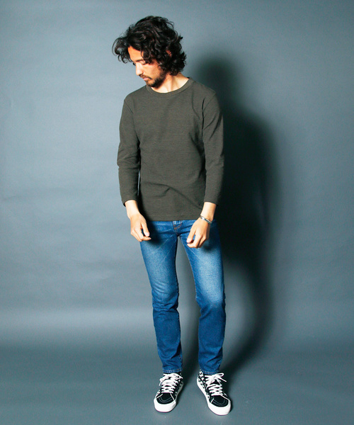 Magine(マージン)の「NO.35 SLIM VINTAGE WASH INDIGO DENIM:NO35.スリムヴィンテージウォッシュ インディゴデニム(デニムパンツ・メンズ・インディゴブルー・48/46/44)」の12枚目の写真