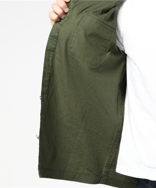 VENCEEXCHANGE(ヴァンスエクスチェンジ)の「ミリタリーシャツ(シャツ/ブラウス・メンズ・ダークカーキ/ダークグリーン・MEDIUM/LARGE)」の9枚目の写真