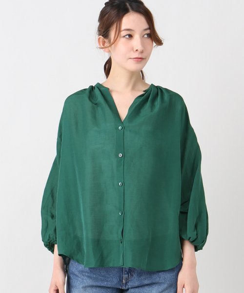 plage（プラージュ）の「P/リネン ボリュームスリーブブラウス◆（シャツ/ブラウス・レディース・ホワイト/グリーン/ベージュ・FREE）」の18枚目の写真