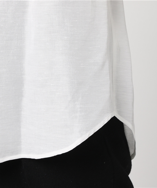 plage（プラージュ）の「P/リネン ボリュームスリーブブラウス◆（シャツ/ブラウス・レディース・ホワイト/グリーン/ベージュ・FREE）」の9枚目の写真