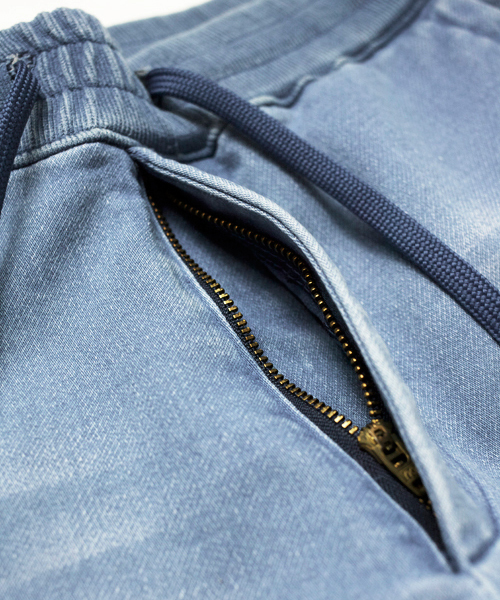 JACKROSE（ジャックローズ）の「ジョグデニムUSAフラッグセットアップ（パーカー・メンズ・サックスブルー/インディゴブルー・M/L）」の11枚目の写真