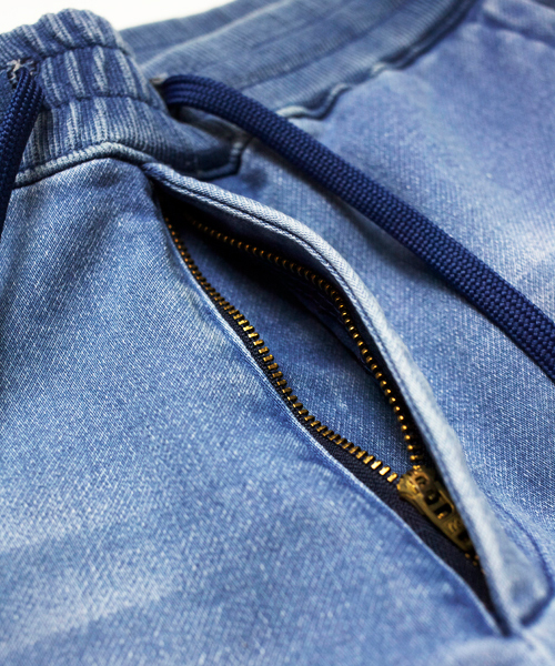 JACKROSE（ジャックローズ）の「ジョグデニムUSAフラッグセットアップ（パーカー・メンズ・サックスブルー/インディゴブルー・M/L）」の21枚目の写真