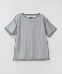 min@RNA | M0355 透けレイヤード半袖Tシャツ(Tシャツ/カットソー)