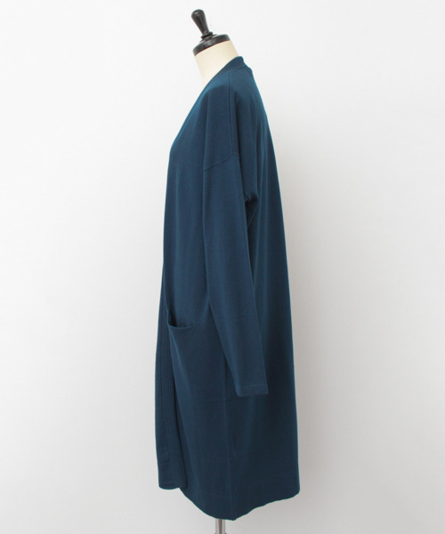 WORK NOT WORK URBAN RESEARCH（ワークノットワークアーバンリサーチ）の「WORK NOT WORK HIGH GAUZE LONG CARDIGAN （カーディガン/ボレロ・レディース・ベージュ/ブラック/ブルー・FREE）」の9枚目の写真