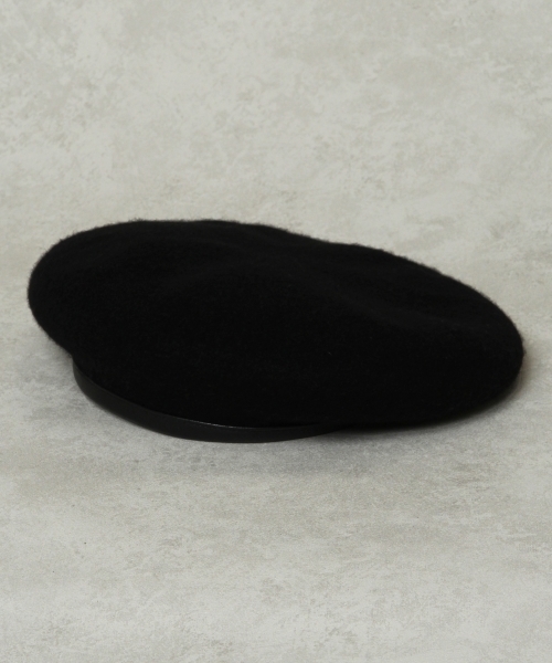 JEANASIS（ジーナシス）の「フェルトベレー/763431（ハンチング/ベレー帽・レディース・ブラック/レッド・FREE）」の2枚目の写真