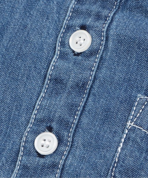 apres les cours（アプレレクール）の「長袖バンドカラーシャツ（シャツ/ブラウス・キッズ・カーキ/ネイビー/レッド・110/130/140/120/100/80/90）」の8枚目の写真