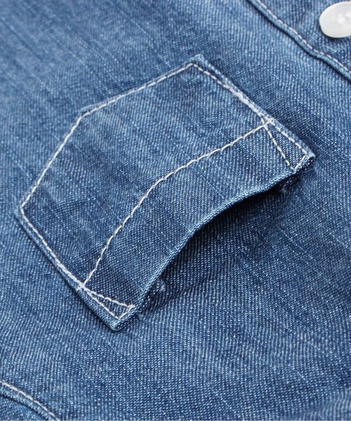 apres les cours（アプレレクール）の「長袖バンドカラーシャツ（シャツ/ブラウス・キッズ・カーキ/ネイビー/レッド・110/130/140/120/100/80/90）」の9枚目の写真