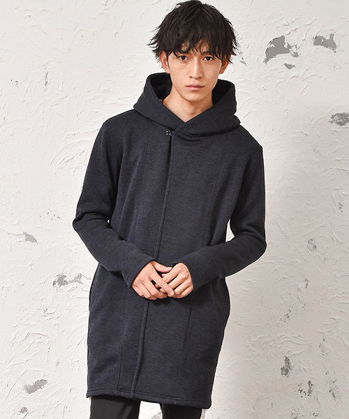 MinoriTY(マイノリティ)の「ニットフリース2WAYコーディガン(その他アウター・メンズ・ブラック/カモフラージュ/ブラック系その他/グレー系その他/ブルー系その他/キャメル/ストライプ/チェック・M/L)」の5枚目の写真