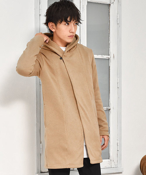 MinoriTY(マイノリティ)の「ニットフリース2WAYコーディガン(その他アウター・メンズ・ブラック/カモフラージュ/ブラック系その他/グレー系その他/ブルー系その他/キャメル/ストライプ/チェック・M/L)」の6枚目の写真