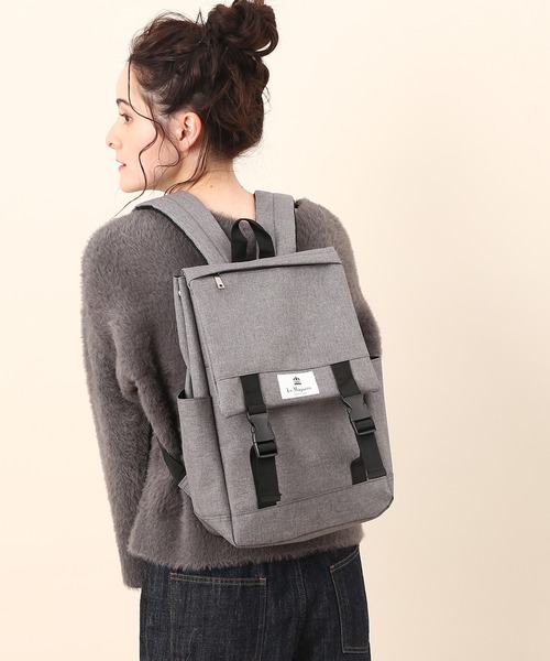 Adam Et Rope Le Magasin アダムエロペルマガザン の かぶせバックルリュック小 バックパック リュック Wear