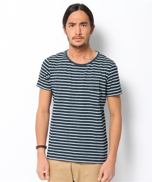 美品 別注 REMI RELIEF × BEAMS PLUS ボーダー Ｔシャツ BEAMS PLUS（ビームス プラス）【別注】REMI RELIEF / Cotton