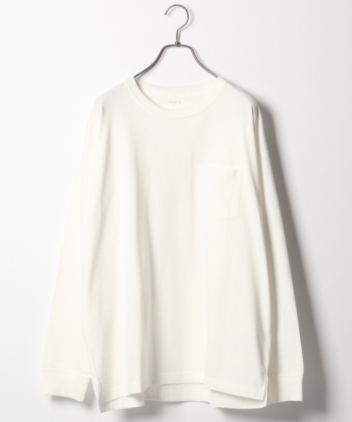 RAGEBLUE（レイジブルー）の「カラードロップロンT /783911（Tシャツ/カットソー・メンズ・ホワイト/ブルー/グリーン/ブラック/イエロー/ピンク・LARGE/MEDIUM/SMALL）」の2枚目の写真