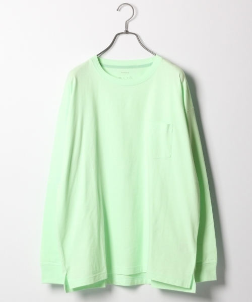 RAGEBLUE（レイジブルー）の「カラードロップロンT /783911（Tシャツ/カットソー・メンズ・ホワイト/ブルー/グリーン/ブラック/イエロー/ピンク・LARGE/MEDIUM/SMALL）」の4枚目の写真