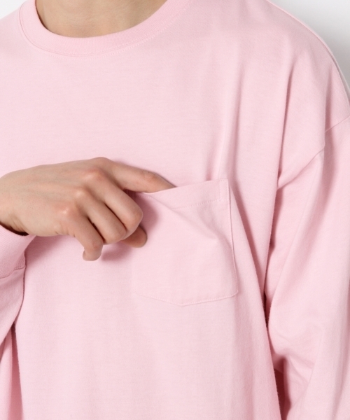 RAGEBLUE（レイジブルー）の「カラードロップロンT /783911（Tシャツ/カットソー・メンズ・ホワイト/ブルー/グリーン/ブラック/イエロー/ピンク・LARGE/MEDIUM/SMALL）」の7枚目の写真