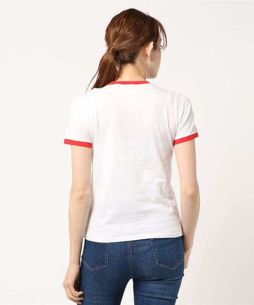 SLY（スライ）の「PARIS JET'AIME T/SH（Tシャツ/カットソー・レディース・ブラウン/ネイビー/ホワイト・1/2）」の6枚目の写真