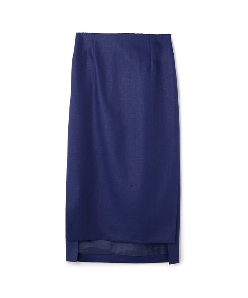 ESTNATION（エストネーション）の「【VERY 5月号 掲載商品】ESTNATION リネンタイトスカート（スカート・レディース・ピンク/イエロー/ブルー・38/36）」の2枚目の写真