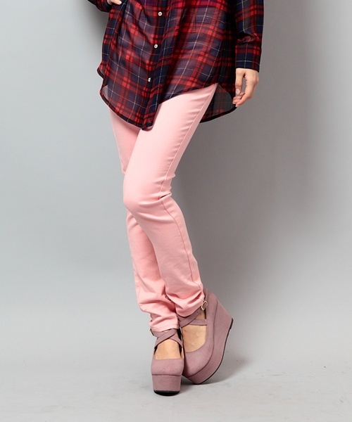 WEGO（ウィゴー）の「WEGO/クロスウェッジパンプス（パンプス・レディース・ブラック/パープル・23.5/24.5）」の13枚目の写真