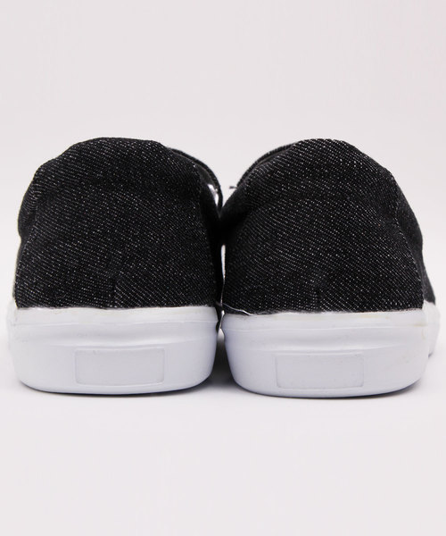 8(eight)(エイト)の「スリッポン スニーカー デニム(スニーカー・メンズ・ネイビー/グレー/ブラック系その他・25.5cm/26.5cm/25.0cm/26.0cm/27.0cm)」の17枚目の写真