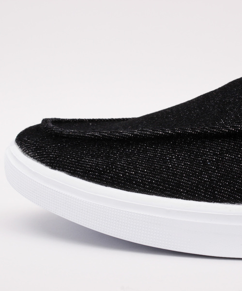 8(eight)(エイト)の「スリッポン スニーカー デニム(スニーカー・メンズ・ネイビー/グレー/ブラック系その他・25.5cm/26.5cm/25.0cm/26.0cm/27.0cm)」の5枚目の写真