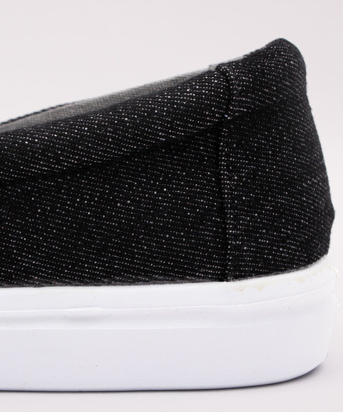 8(eight)(エイト)の「スリッポン スニーカー デニム(スニーカー・メンズ・ネイビー/グレー/ブラック系その他・25.5cm/26.5cm/25.0cm/26.0cm/27.0cm)」の7枚目の写真