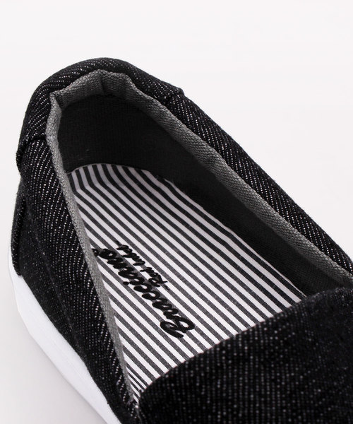 8(eight)(エイト)の「スリッポン スニーカー デニム(スニーカー・メンズ・ネイビー/グレー/ブラック系その他・25.5cm/26.5cm/25.0cm/26.0cm/27.0cm)」の14枚目の写真