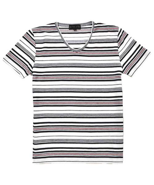 JOKER(ジョーカー)の「Tシャツ/ロープボーダーTシャツ(Tシャツ/カットソー・メンズ・ホワイト×ネイビー/ホワイト系その他・M/L)」の7枚目の写真