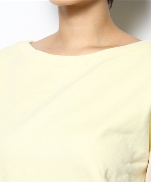 Chico（チコ）の「BACK開きｼｮｰﾄSWT（Tシャツ/カットソー・レディース・イエロー/ライトブルー/アイボリー・FREE）」の5枚目の写真