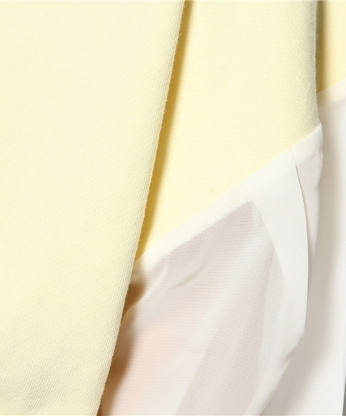 Chico（チコ）の「BACK開きｼｮｰﾄSWT（Tシャツ/カットソー・レディース・イエロー/ライトブルー/アイボリー・FREE）」の6枚目の写真