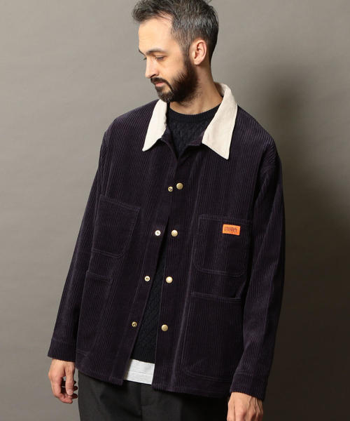 UNIVERSAL OVERALL（ユニバーサルオーバーオール）の「【別注】 ＜UNIVERSAL OVERALL（ユニバーサル オーバーオール）＞ COVERALL/カバーオール（カバーオール・メンズ・ベージュ/パープル/ブラック・LARGE/MEDIUM/SMALL）」の11枚目の写真