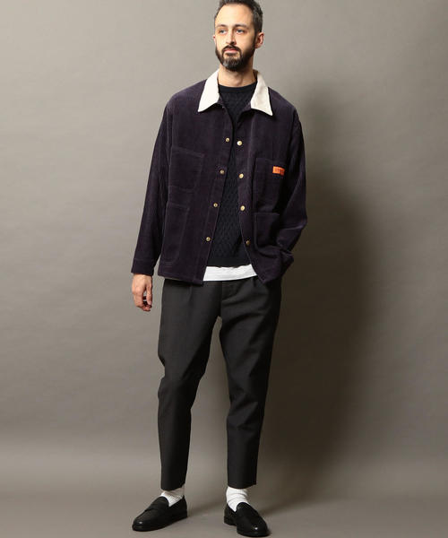 UNIVERSAL OVERALL（ユニバーサルオーバーオール）の「【別注】 ＜UNIVERSAL OVERALL（ユニバーサル オーバーオール）＞ COVERALL/カバーオール（カバーオール・メンズ・ベージュ/パープル/ブラック・LARGE/MEDIUM/SMALL）」の10枚目の写真