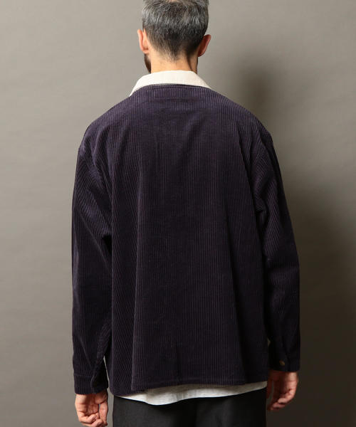 UNIVERSAL OVERALL（ユニバーサルオーバーオール）の「【別注】 ＜UNIVERSAL OVERALL（ユニバーサル オーバーオール）＞ COVERALL/カバーオール（カバーオール・メンズ・ベージュ/パープル/ブラック・LARGE/MEDIUM/SMALL）」の8枚目の写真