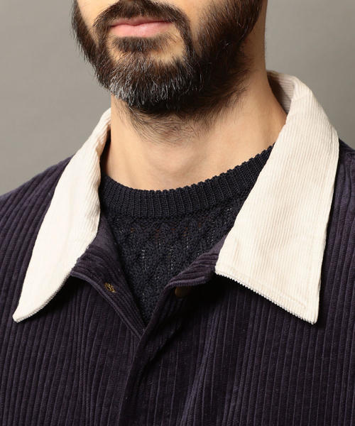 UNIVERSAL OVERALL（ユニバーサルオーバーオール）の「【別注】 ＜UNIVERSAL OVERALL（ユニバーサル オーバーオール）＞ COVERALL/カバーオール（カバーオール・メンズ・ベージュ/パープル/ブラック・LARGE/MEDIUM/SMALL）」の7枚目の写真