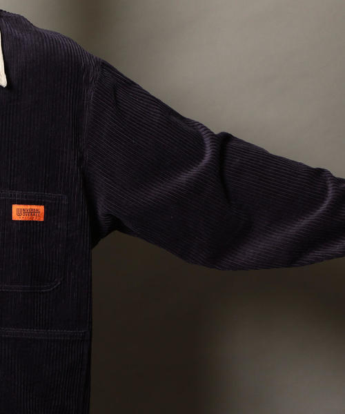 UNIVERSAL OVERALL（ユニバーサルオーバーオール）の「【別注】 ＜UNIVERSAL OVERALL（ユニバーサル オーバーオール）＞ COVERALL/カバーオール（カバーオール・メンズ・ベージュ/パープル/ブラック・LARGE/MEDIUM/SMALL）」の6枚目の写真