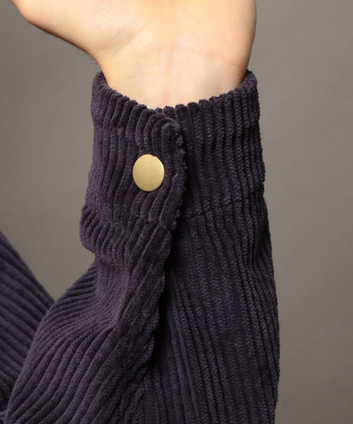 UNIVERSAL OVERALL（ユニバーサルオーバーオール）の「【別注】 ＜UNIVERSAL OVERALL（ユニバーサル オーバーオール）＞ COVERALL/カバーオール（カバーオール・メンズ・ベージュ/パープル/ブラック・LARGE/MEDIUM/SMALL）」の5枚目の写真